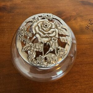 Segulla Pewter Vintage 1985 Potpourri Jar With Pewter Lid